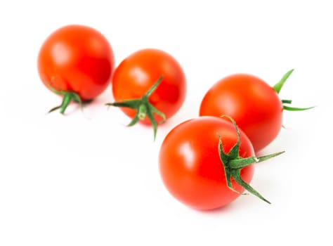 Fresh tomatoe isolated on white background, Raw food