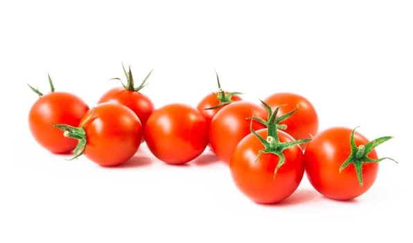 Fresh tomatoe isolated on white background, Raw food