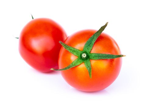 Fresh tomatoe isolated on white background, Raw food