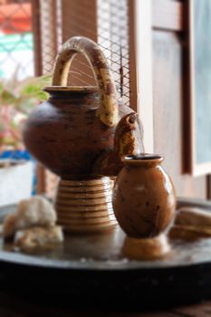 Element decorated in coffee shop, stock photo