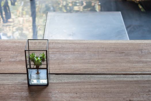 Element decorated in coffee shop, stock photo