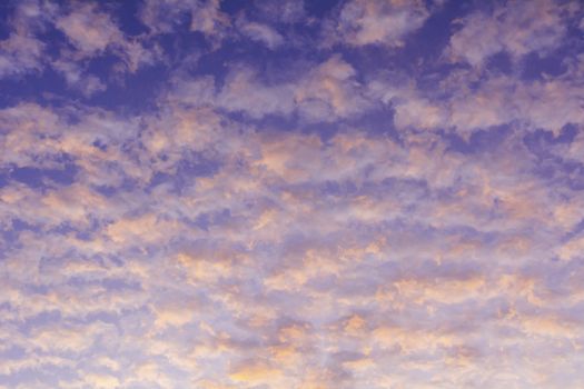 Blue sky with cloud and copy space. Clear weather background.