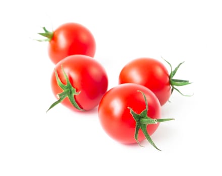 Fresh tomatoe isolated on white background, Raw food