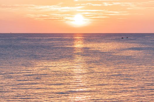 sunset at the beach of Phuket