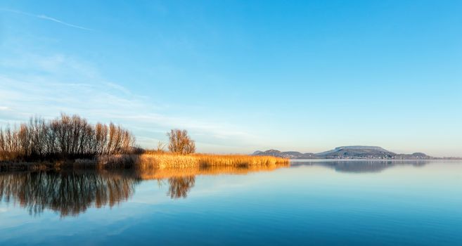 Landscape from Hungary from the lake Balaton
