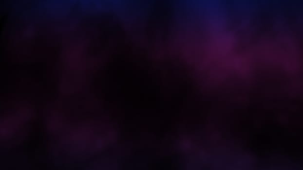 Abstract multicolor blue, pink, violet fog and smoke on black color background. Use for concept design Halloween Spooky night.