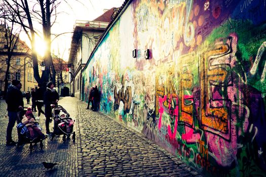 John Lennon wall - Prague