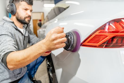 repair and maintenance of the car body by polishing. application of a special ceramic preparation for protection and gloss.