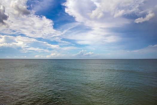 Sky and sea meet at Ponce Inlet, Florida.