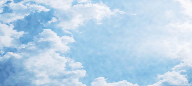 Blue sky with cloud background