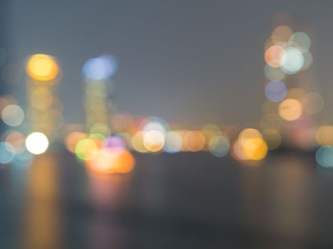 Burry focus for Bokeh in city scape ,bokeh city lights