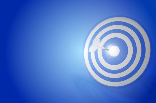 3d rendering image , Target with darts, Business Target Goal For Success Strategy Concept , EFFECT motion blur