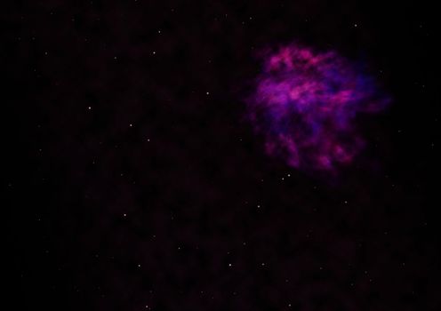 Star field and distant cold space nebula. "Elements of this image furnished by NASA".