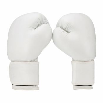 boxing gloves isolated on white background. sportswear
