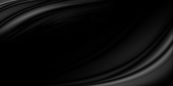 Black luxury fabric background with copy space