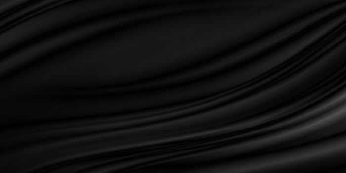 Black luxury fabric background with copy space