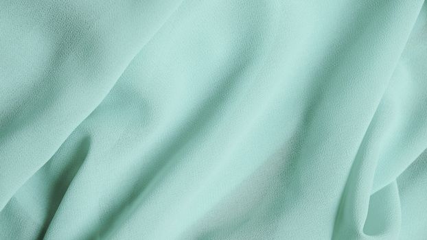 Green mint chiffon fabric texture background