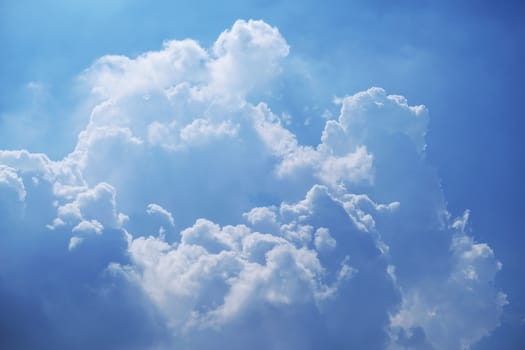 Blue sky with cloud background