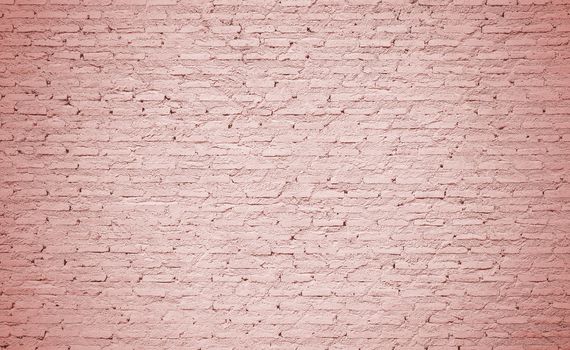 Coral color brick wall texture background