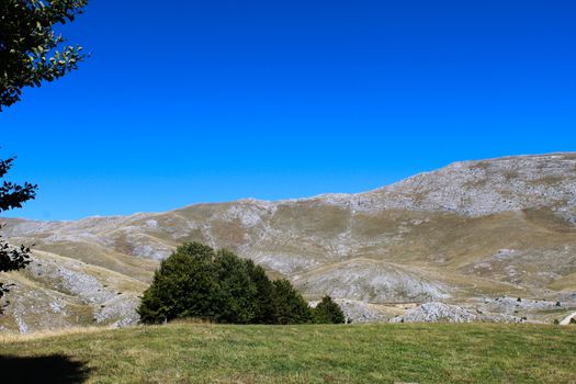 Mountain desolation on the mountain Bjelasnica, Bosnia and Herzegovina.