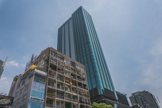 High skyscraper in Ho Chi Minh City. Ho Chi Minh, Vietnam - March 19, 2020