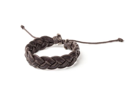 Close up bracelet for men, men accessories in casual style.