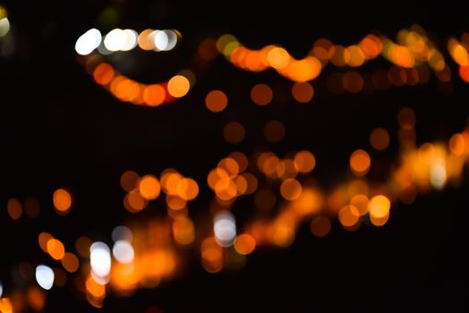 Light bokeh from candles