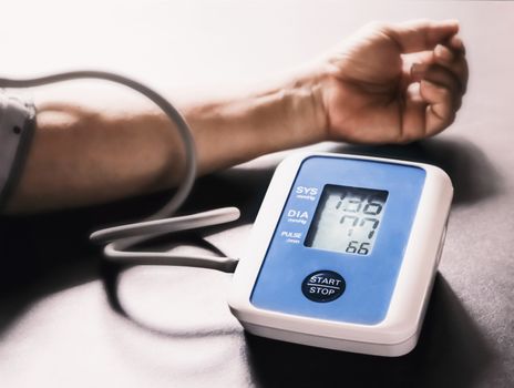 digital blood pressure monitor checked