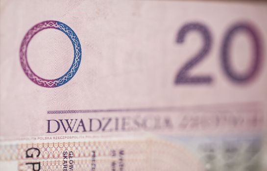 bill of 20 polish zloty