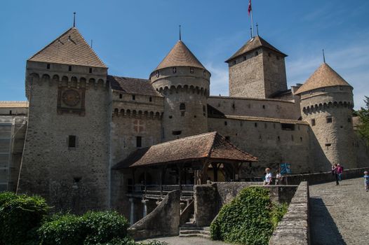 chateau de chillon,vaud,swiss