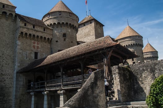 chateau de chillon,vaud,swiss