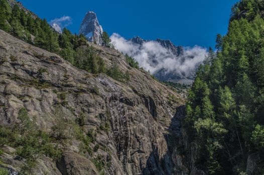 source de l'aveyron,chamonix,haute savoie,france