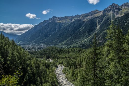 source de l'aveyron,chamonix,haute savoie,france