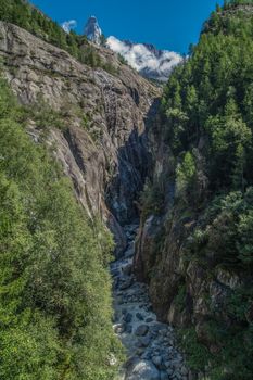 source de l'aveyron,chamonix,haute savoie,france