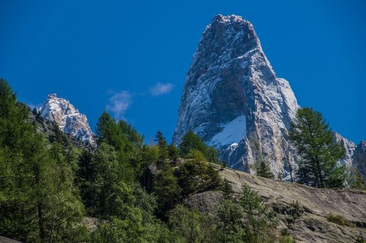 aiguille verte et du dru,chamonix haute savoie,france