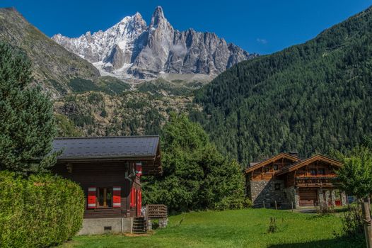 aiguillevertr et du dru ,les tines,chamonix,haute savoie,france