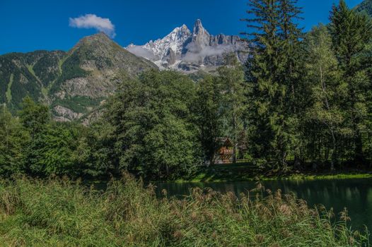 aiguille verte et du dru,chamonix haute savoie,france