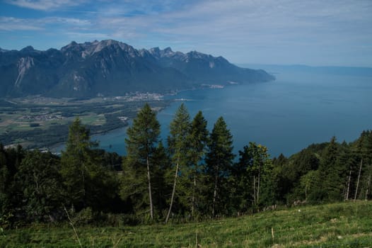 lac leman,montreux,vaud,swiss