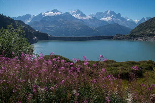 barrage d'emosson,valais,swiss