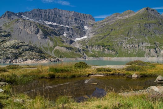 barrage d'emosson,valais,swiss