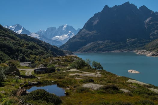 barrage d'emosson,valais,swiss