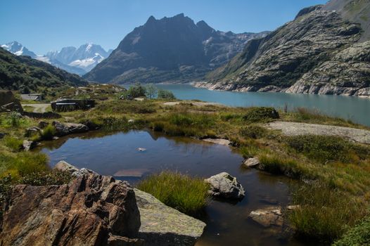 barrage d'emosson,valais,swiss