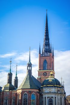An image of a big church in Stockholm Sweden