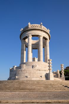 An image of the monument to the fallen of Ancona, Italy