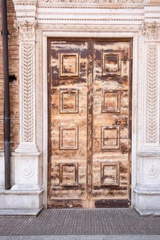 An image of Urbino Marche Italy door