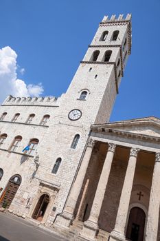An image of the church of Assisi in Italy