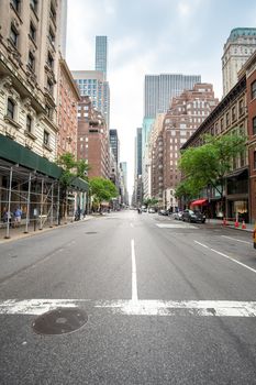 An image of the traffic in New York City USA