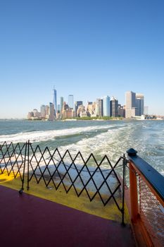 An image of the high rise buildings of new york