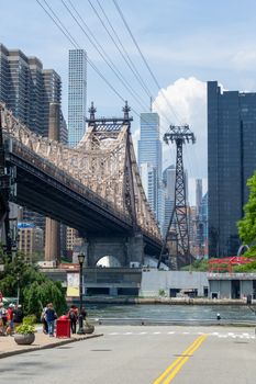 An image of the Queensboro Bridge New York