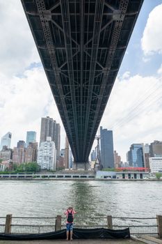 An image of the Queensboro Bridge New York